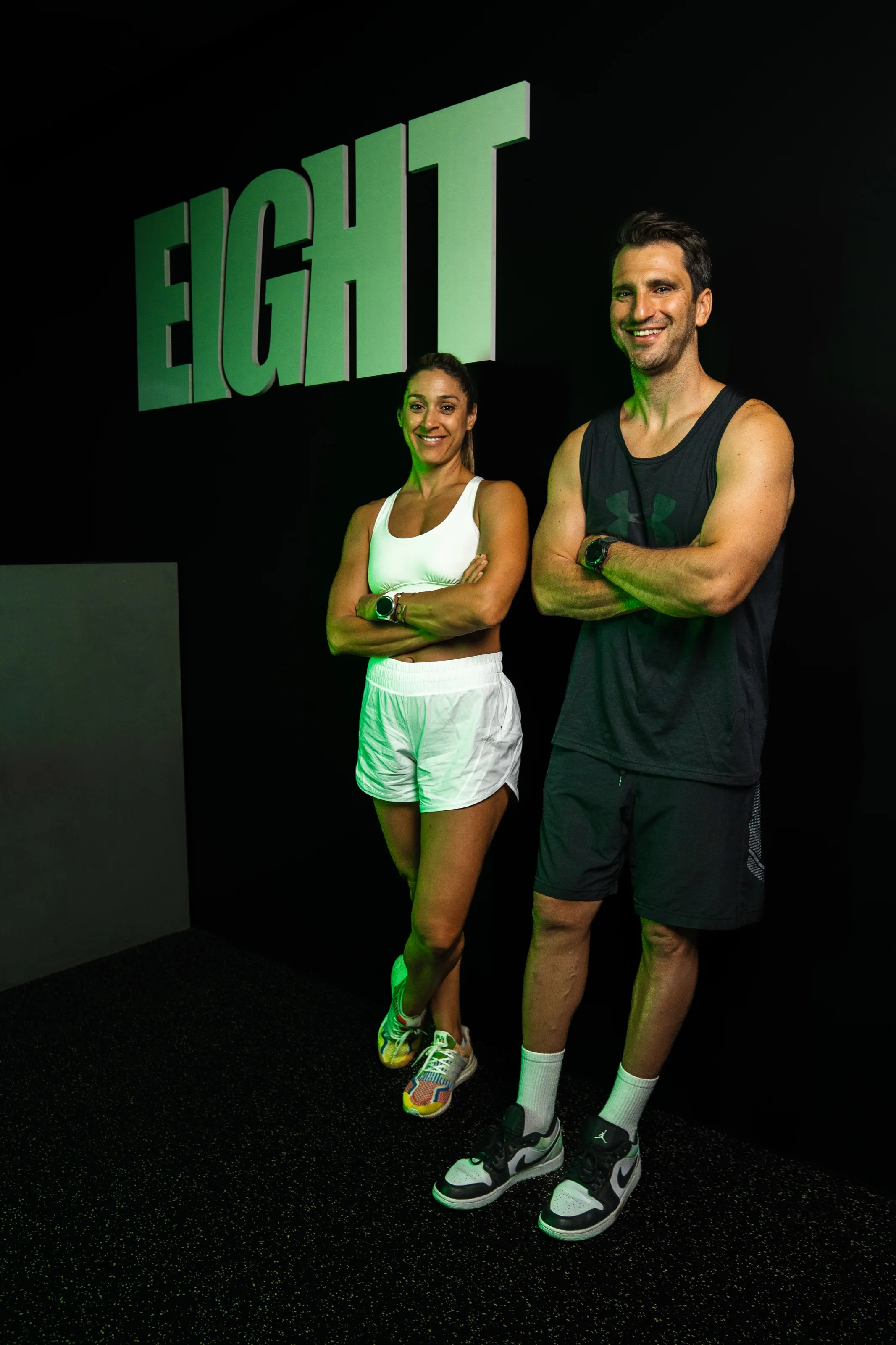 Valantis Peltekis and Katerina Kouvarnta, founders of Eight