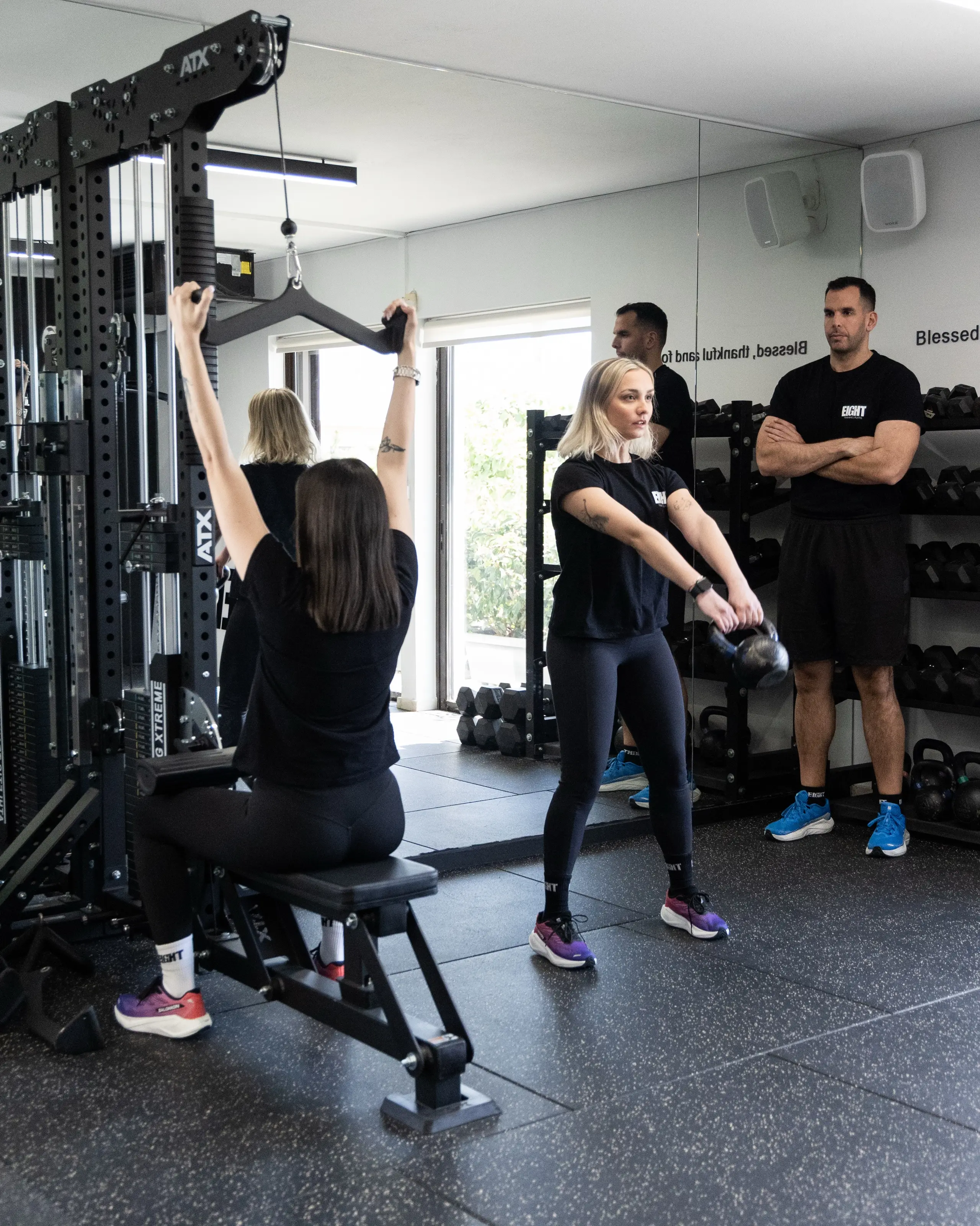 Training area at Eight