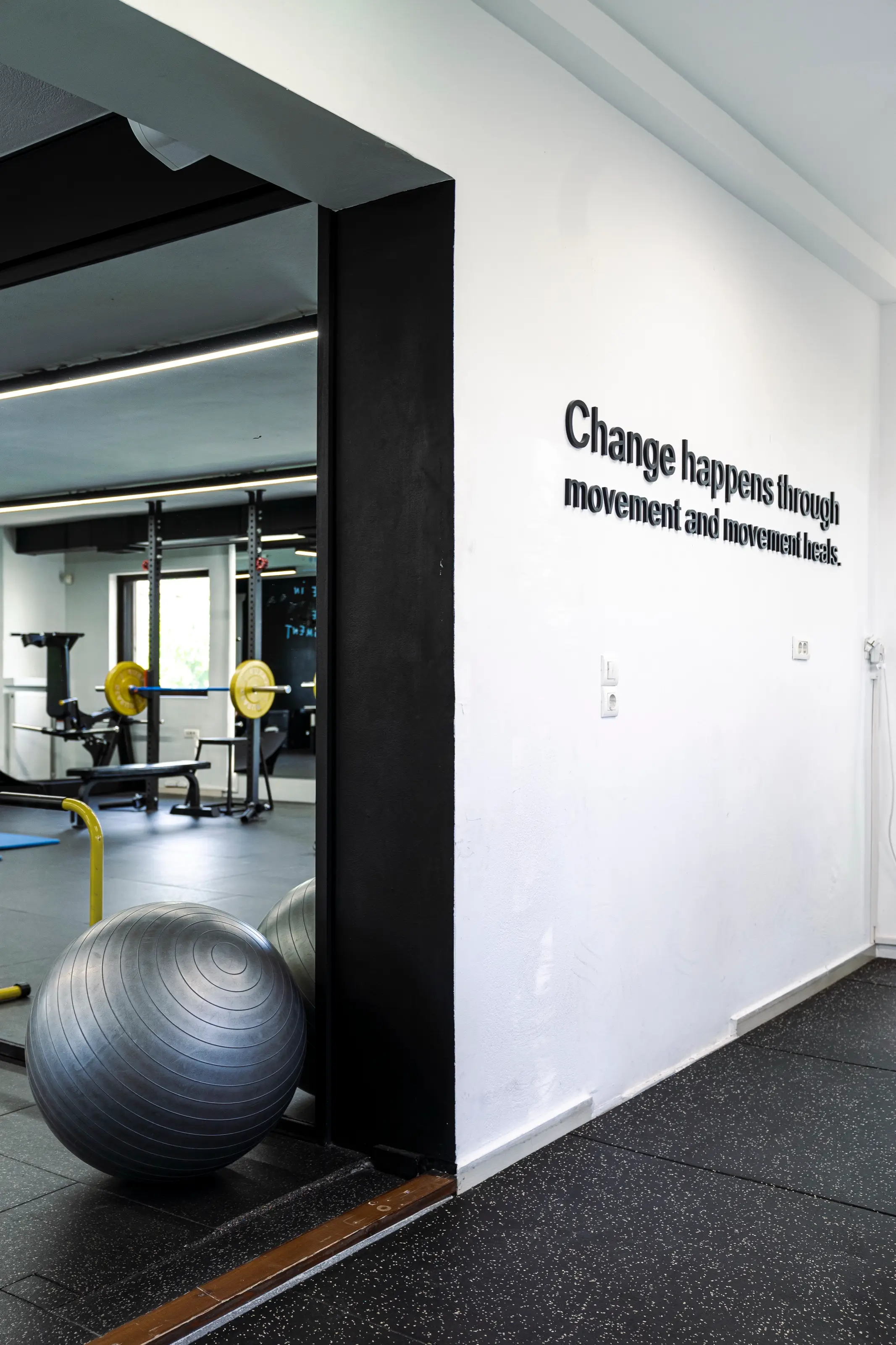 Training area at Eight