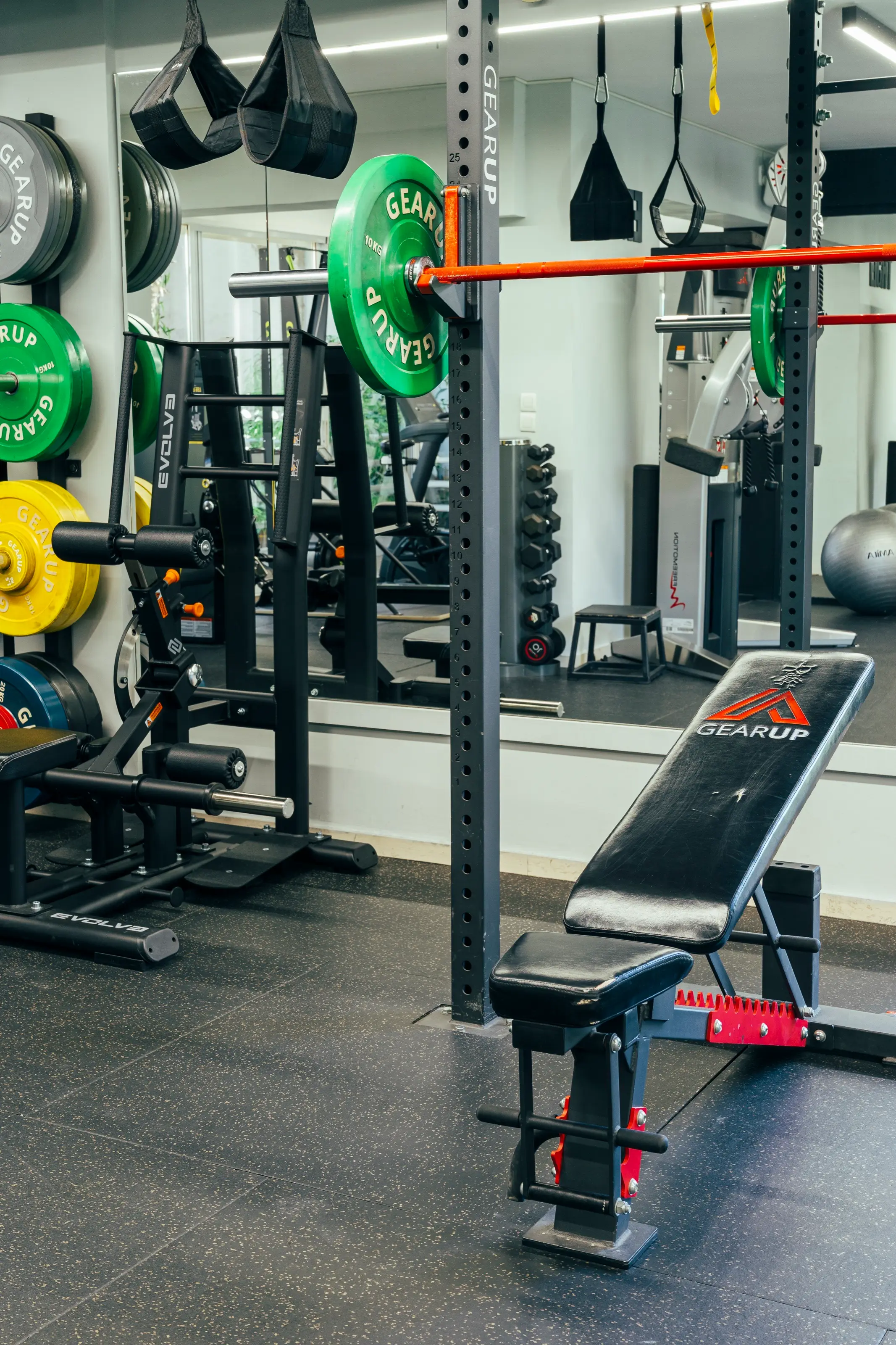 Training area at Eight