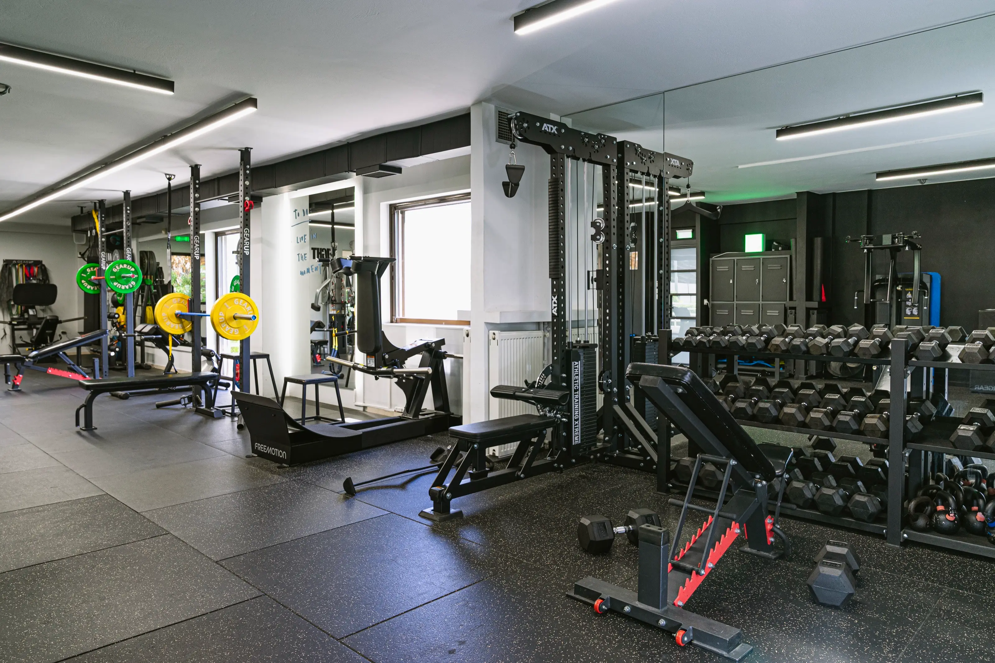Training area at Eight