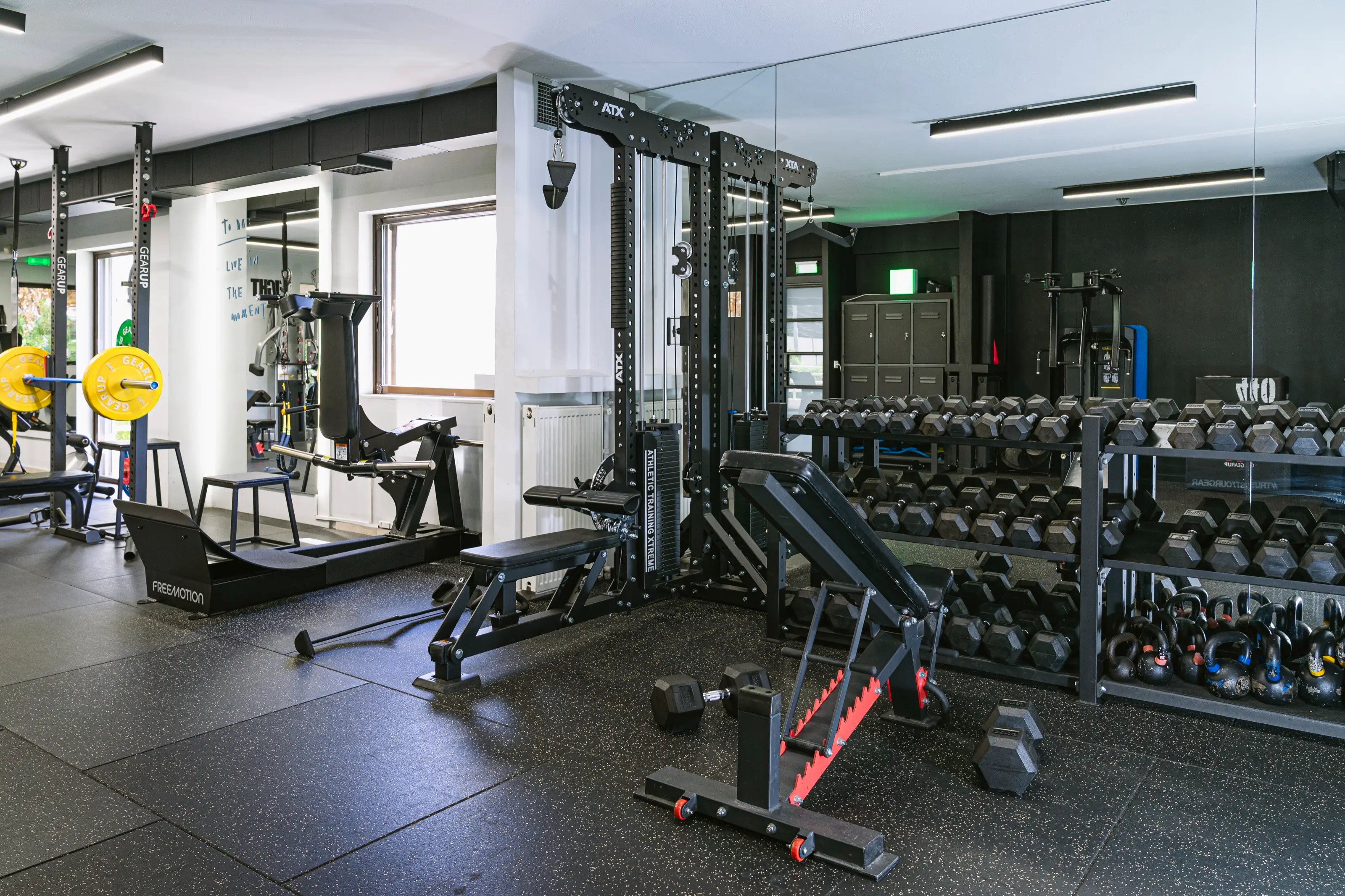 Training area at Eight