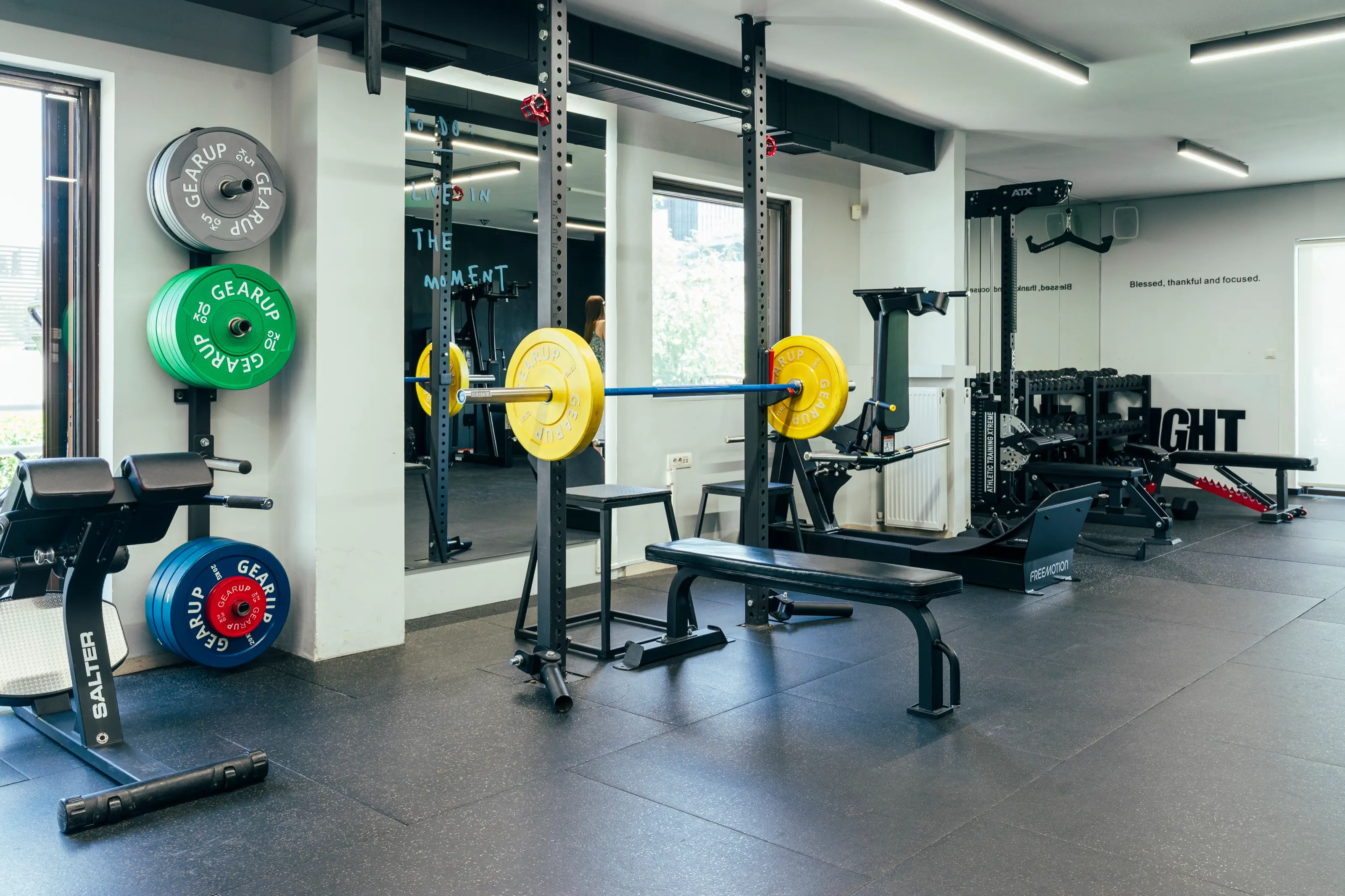 Training area at Eight