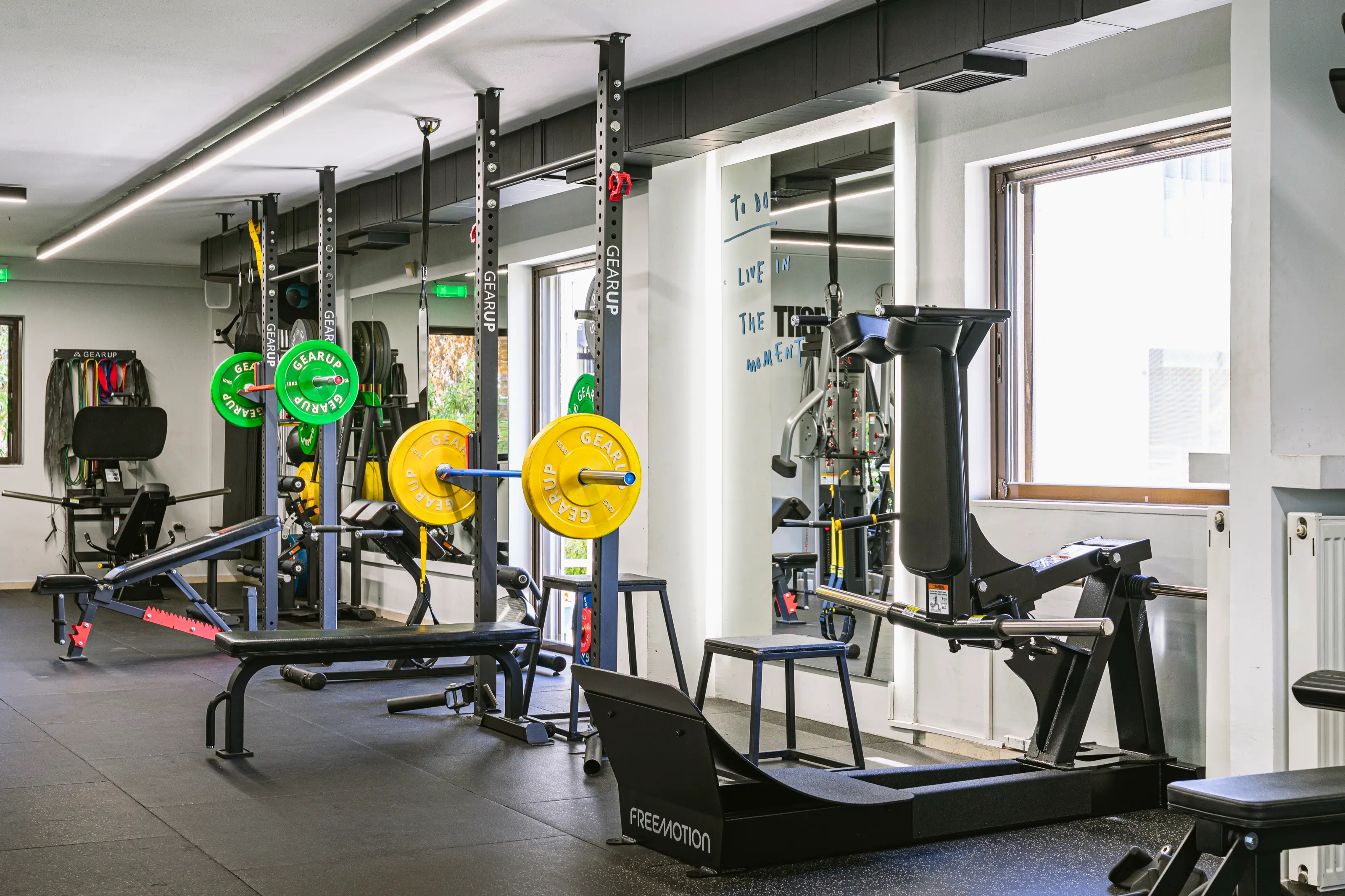 Training area at Eight