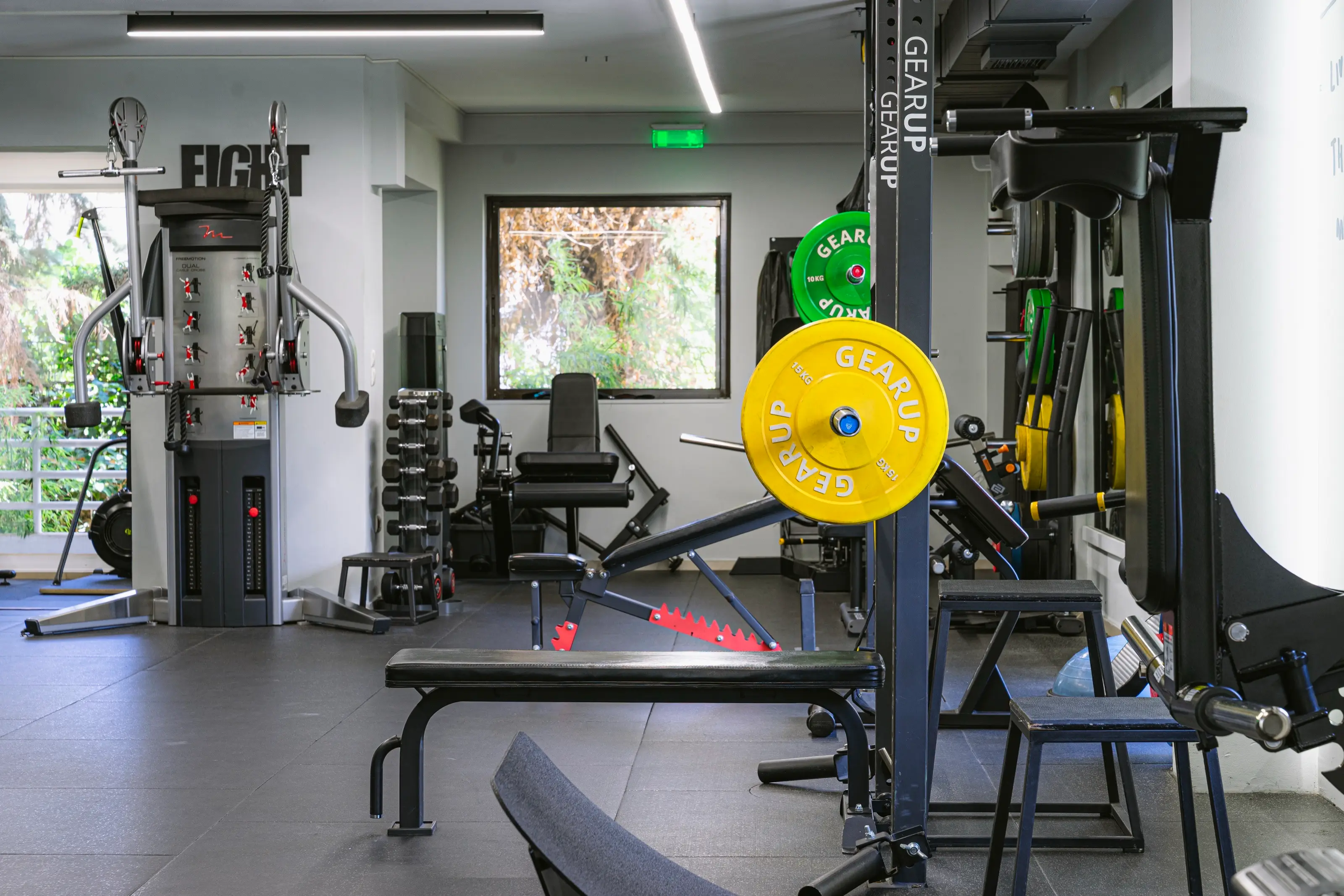 Training area at Eight