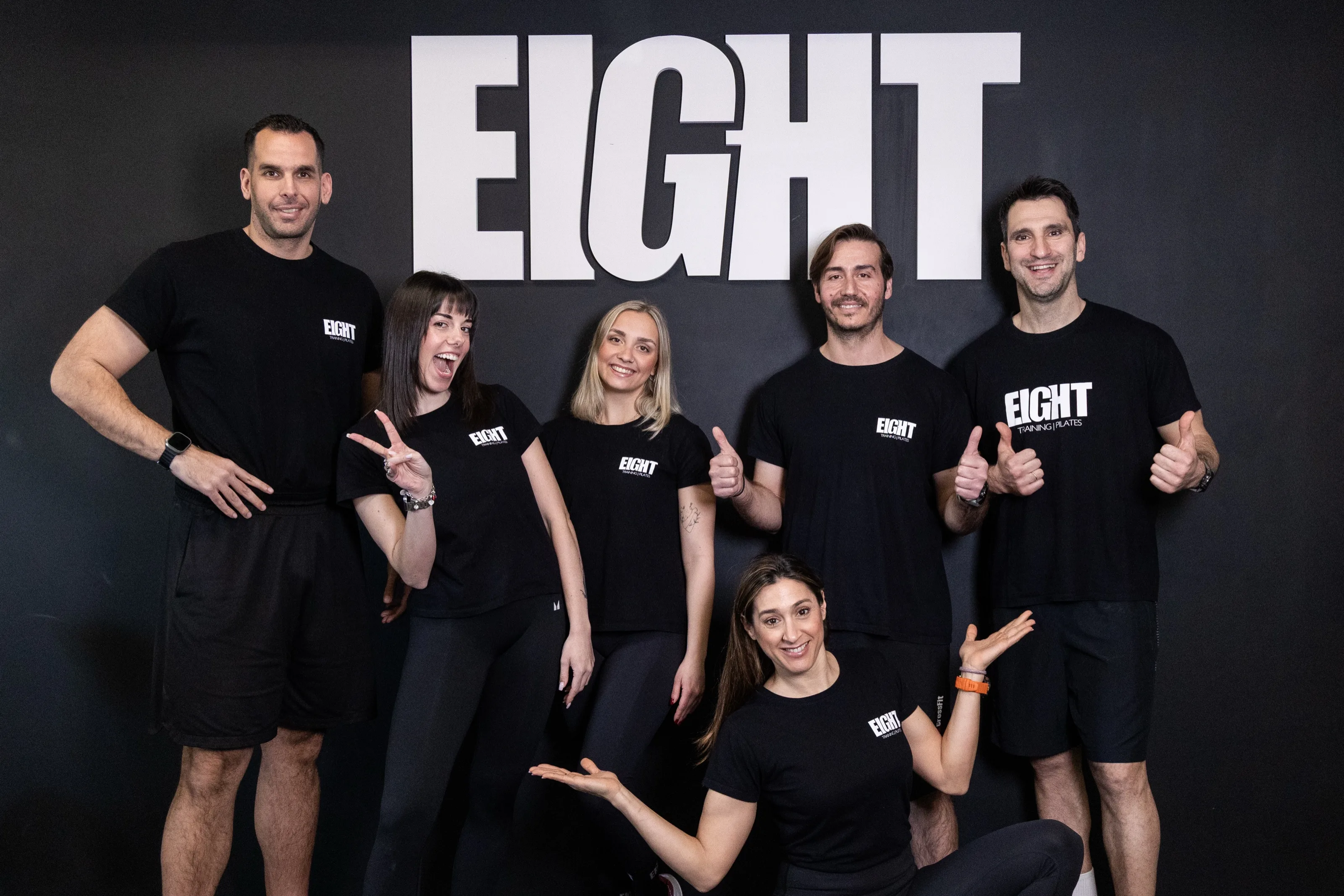 The whole Eight team together